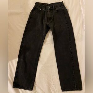 Levi’s 505 Black Jeans Tailored 26” 27” Waist